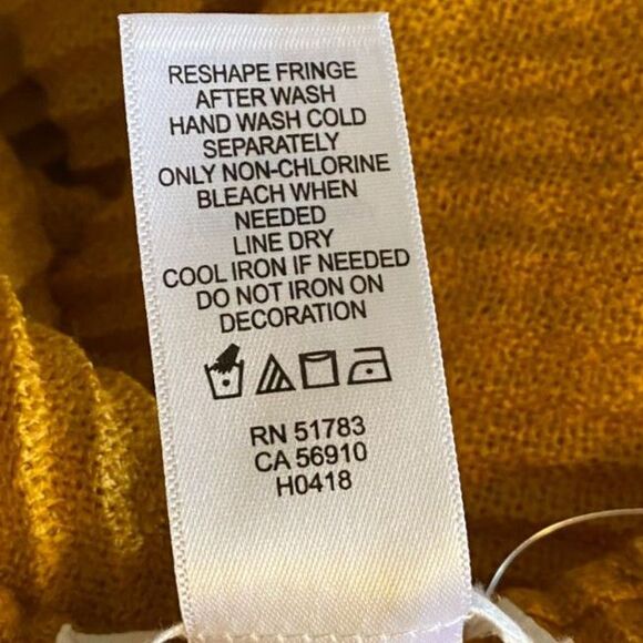 Maurices Mustard Yellow Scarf - Picture 5 of 5